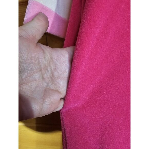 Vintage Vanity Fair Womans Size 12 Made In USA Pink Dacron Housecoat Zipup - Picture 4 of 9